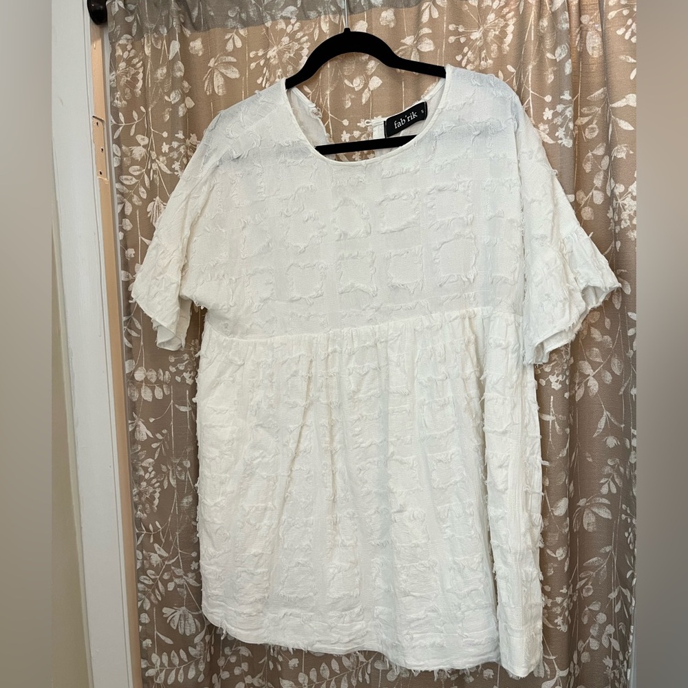 White boutique dress